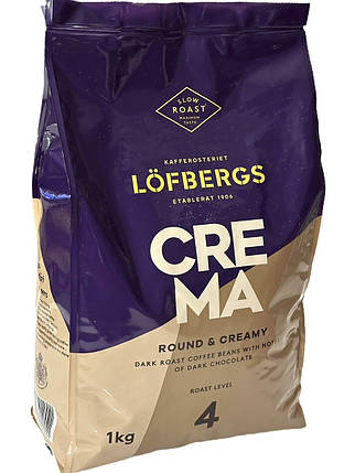 Кава в зернах Lofbergs Crema 1кг, фото 1