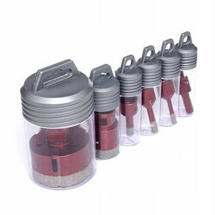 Набір алмазних коронок для плитки 6-68мм 5шт. KD11219, фото 2