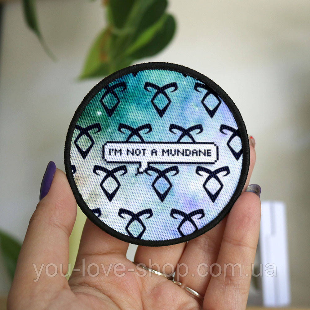 Нашивка ОРУДІЯ СМЕРТІ THE MORTAL INSTRUMENTS (12) патч, фото 1