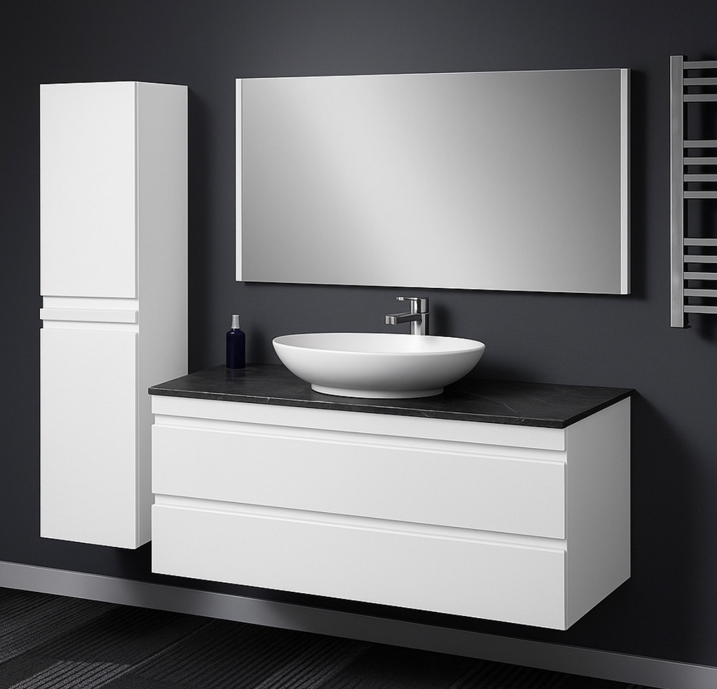 Пенал підвісний, колір білий