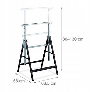 Регульована стійка для майстерень 150 кг, 80-130 см Silver S11641, фото 2