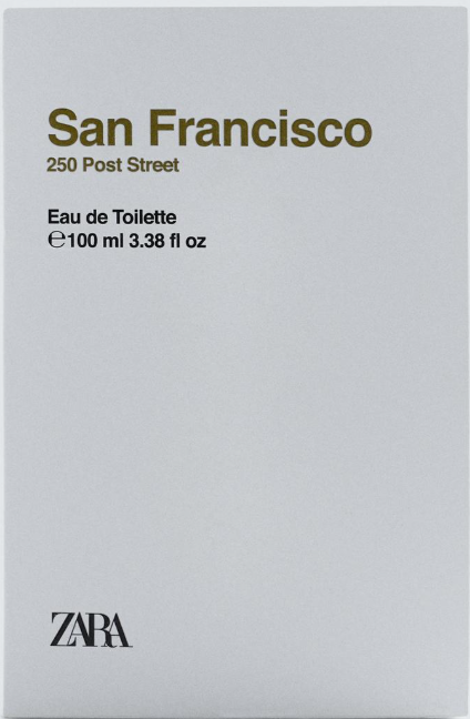 Zara San Francisco 100ml туалетна вода чоловіча індивідуальне пакування (оригінал оригінал Іспанія), фото 1
