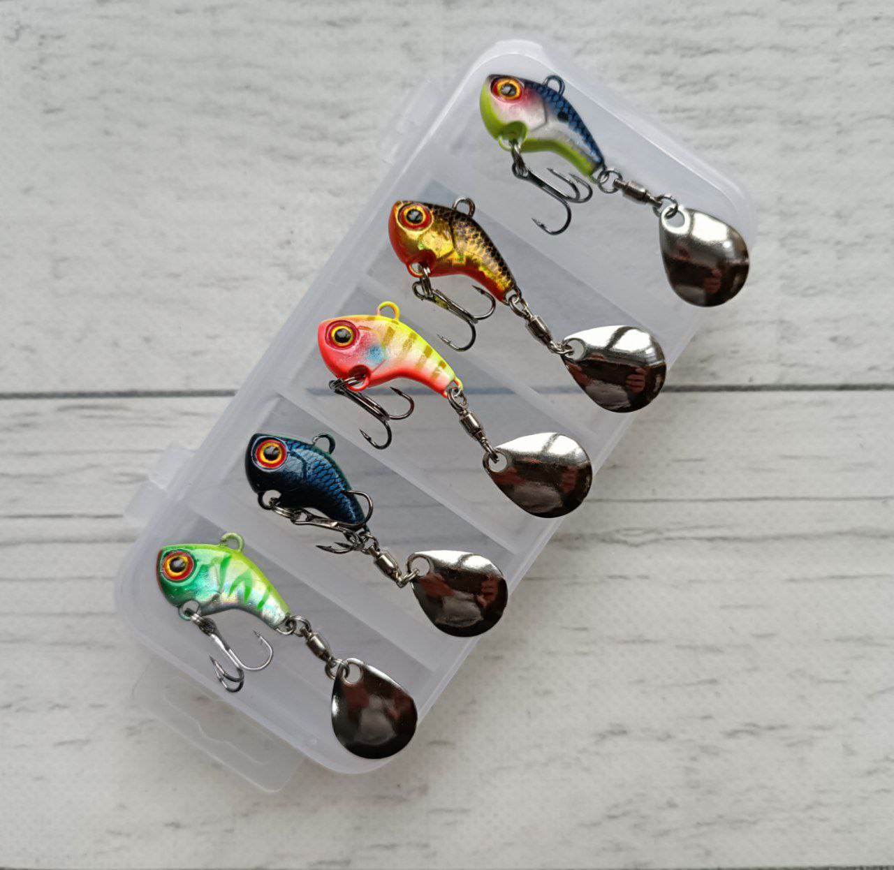 Набір Тейл-Спіннер Tail Spinner Osprey VMC Hook 10g 5шт в коробці