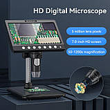 Цифровий мікроскоп INSKAM 330 7" | збільшення до 1200x, фото 2