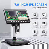 Цифровий мікроскоп INSKAM 330 7" | збільшення до 1200x, фото 5