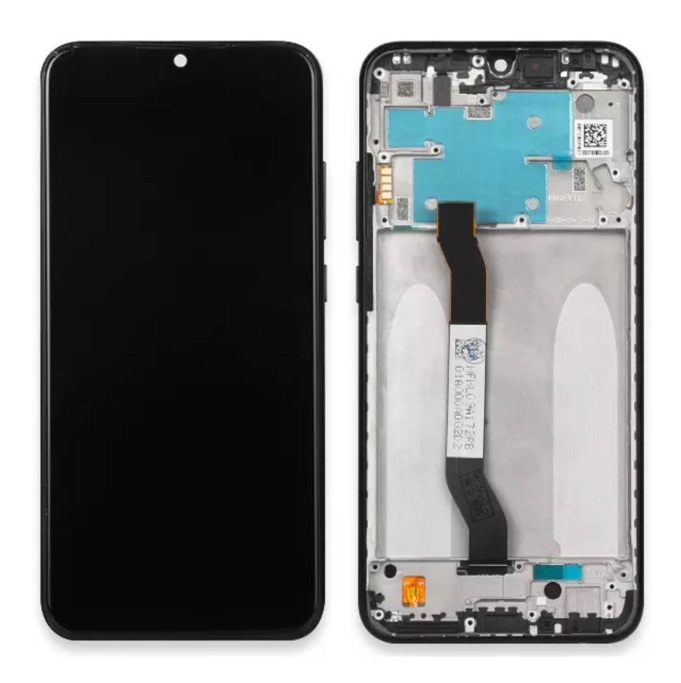 Дисплей Xiaomi Redmi Note 8 чорний Екран з сенсором (модуль) + рамка - фото 1 - id-p2763450605