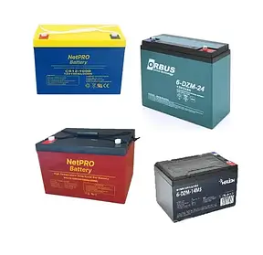 Тягові акумулятори, DZM, EV, EVG 