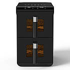 Аерофритюрниця SK-10084 2 контейнери 6,5+6,5 л 3400 Вт аерогриль фритюрниця без олії мультипіч, фото 3