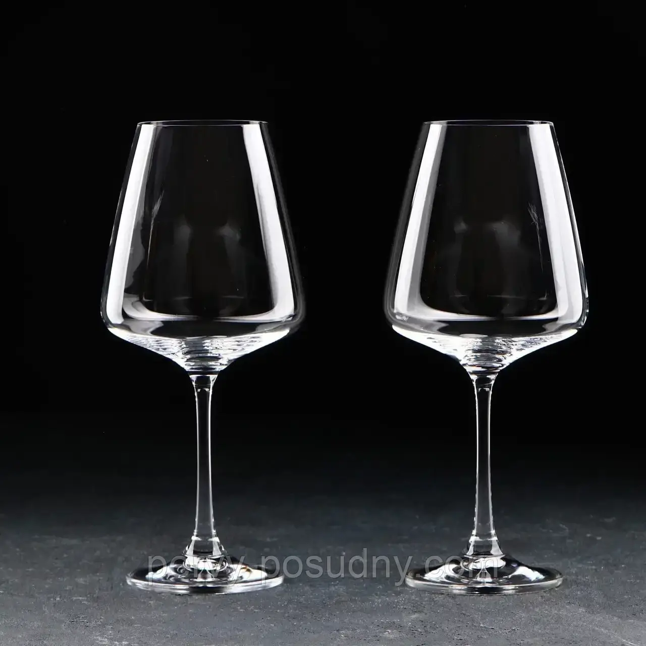 Келихи винні кришталеві Bohemia Corvus 6 шт/570 мл 1SC69/00000/570, фото 1