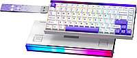 Магнітна клавіатура Aula HERO 84 HE з магнітною віссю 8K Hz (біло-фіолетова)