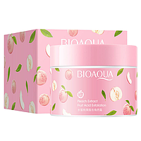 Пілінг-скатка для обличчя з персиком та фруктовими кислотами Bioaqua Peach Fruit Acid Exfoliating, 140 г