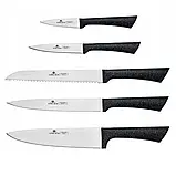 Набір із 5 кухонних ножів і підставки Gerlach Granitex (5901035502833), фото 2
