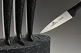 Набір із 5 кухонних ножів і підставки Gerlach Granitex (5901035502833), фото 3