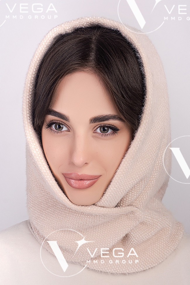 Жіночий капор Vega Ангора 56-58 беж, фото 1