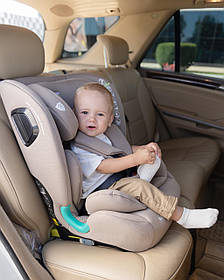 Автокрісло CARRELLO Yukon 76-150см CRL-15808 ISOFIX з нахилом+підсклянник, Sandstone Beige