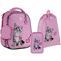 Шкільний набір Kite Education Studio Pets SET_SP25-555S-1 (рюкзак, пенал, сумка)