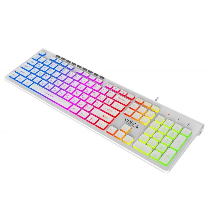 Клавіатура Vinga KB-460 White, фото 1