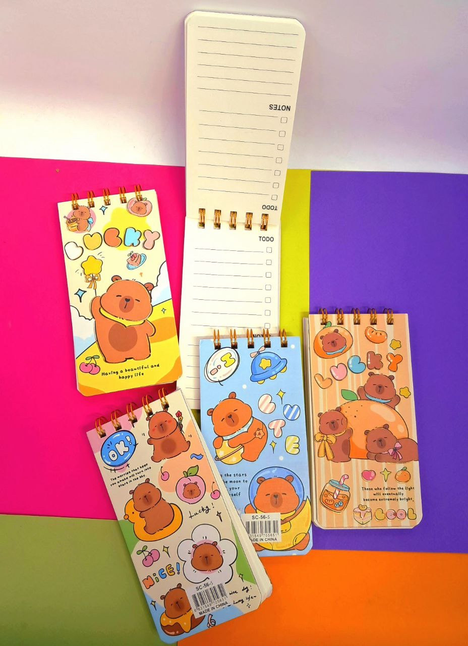 Блокнот "To DO" Капібара 7*15 см 80 аркушів, фото 1