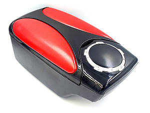 Підлокітник автомобільний універсальний Black Red