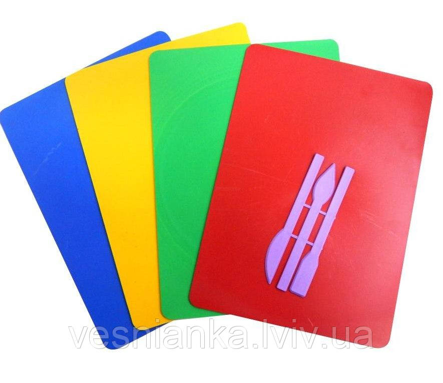 Дошка для пластиліну з стеками А4 (велика) 4669, фото 1