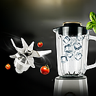 Стаціонарний блендер із кавомолкою 2в1 Hoffmans HM-2078 1200 Вт потужний кухонний блендер подрібнювач продуктів, фото 7