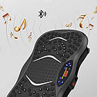 Фітнес платформа з еспандерами та пультом до 150 кг віброплатформа тренажер для домашніх вправ, фото 2