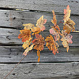 Штучна гілка листя гілка клена 63 см, фото 2