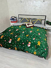 Плед новорічний на флісі Євро, фото 5