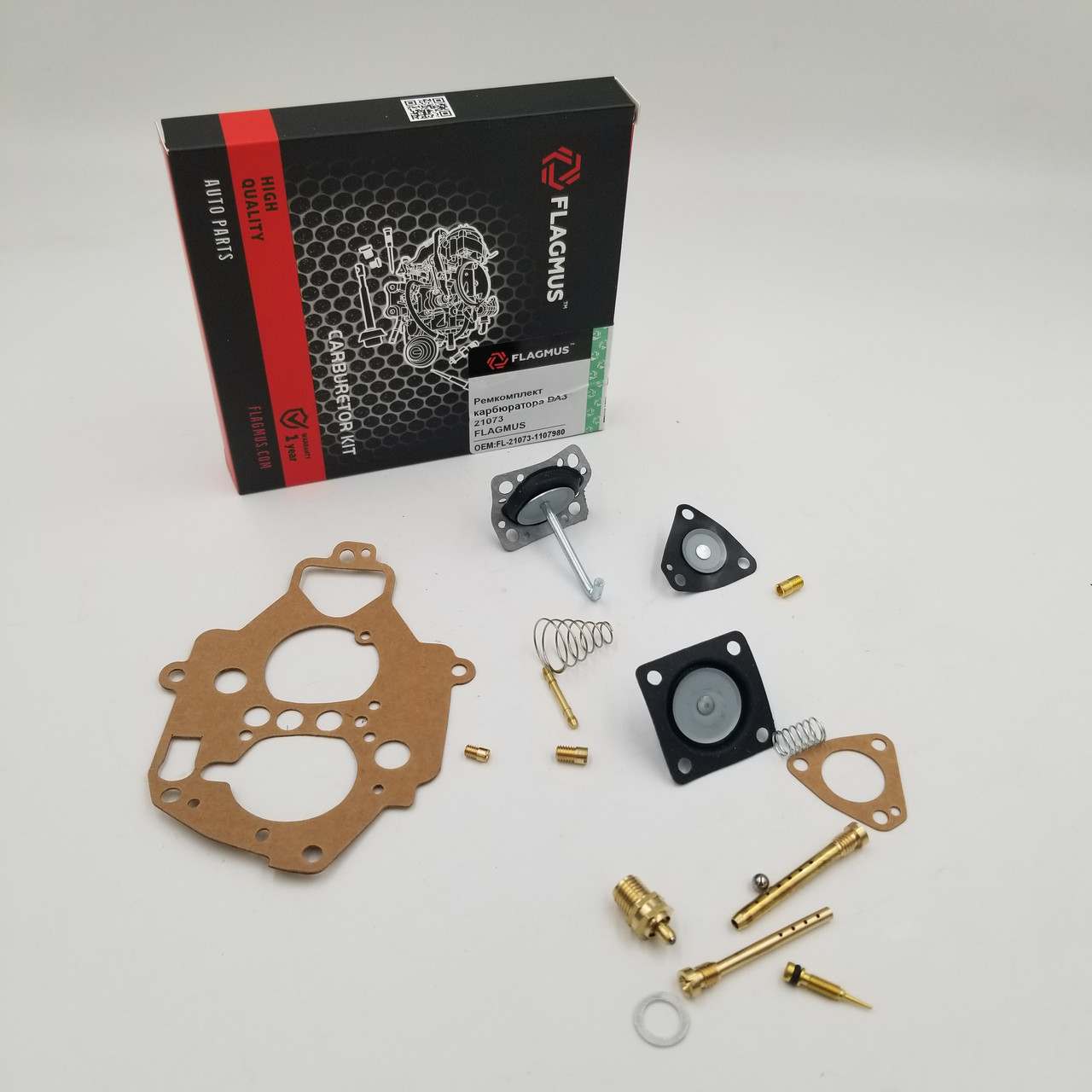 Ремкомплект карбюратора ВАЗ 21073 (1,7л) FLAGMUS 21073-1107980