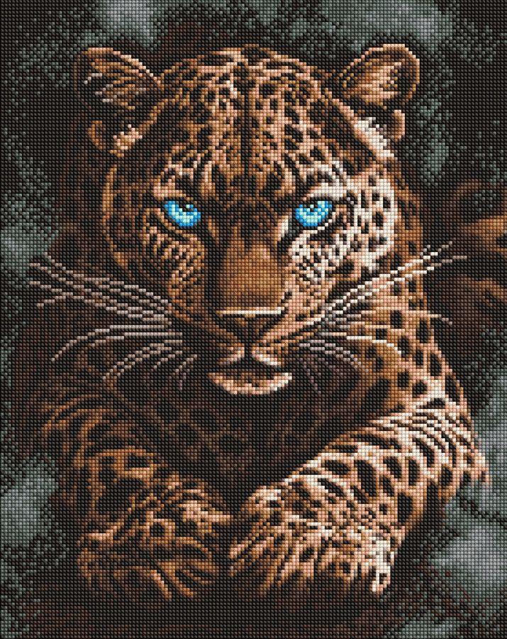 Алмазна мозаїка - Дикий гепард, фото 1