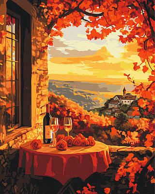 Картина за номерами 40×50 см Осіння романтика Brushme BS54398