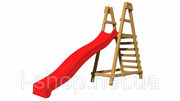 Дитячий дерев'яний майданчик PlayBaby з гіркою 3 метри, фото 1