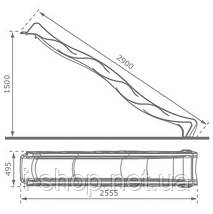Дитяча гірка для спуску 3 м. KBT Антрацит, фото 3