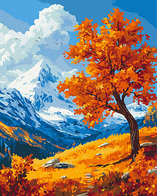 Картина за номерами 40×50 см Осінній краєвид Brushme BS54396