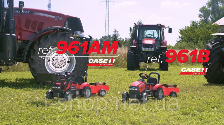 Дитячий трактор на педалях Falk 961AM CASE IH, фото 2