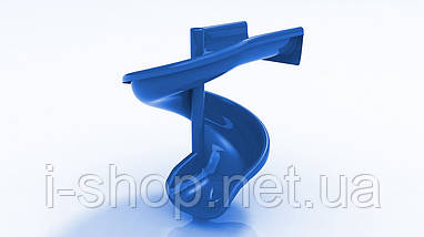 Гірка пластикова гвинтова H-1,5 м. подовжена, фото 3