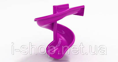 Гірка пластикова гвинтова H-1,5 м. подовжена, фото 4