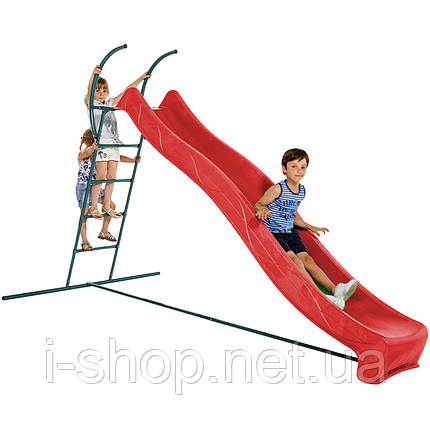Дитяча гірка для вулиці 3 м. зі сходинками Червоний, фото 1