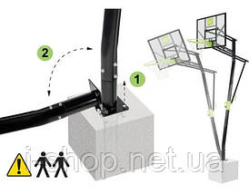 Баскетбольна стійка EXIT Galaxy під бетонування, фото 4