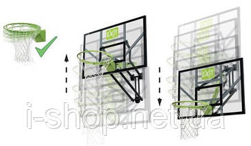 Баскетбольний щит Galaxy Exit настінний регульований, фото 4