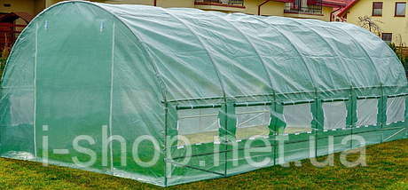 Посилена теплица, парник для городу та саду з вікнами Avko Garden 18м2 = 600*300*200, фото 2