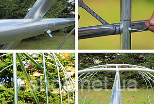 Теплиця парник для городу та саду з вікнами Avko Garden 6м2 300х200х200, фото 3