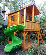 Гвинтовий спуск пластиковий Туреччина висота 150 см, фото 2