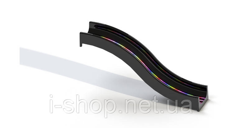 Дитяча гірка спуск "Хвиля Барвиста" з LED підсвічуванням, фото 2