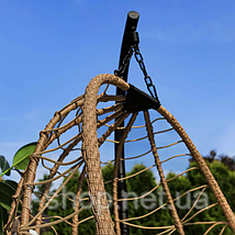 Підвісне крісло-кокон Di Volio Corta одномісне бежевий, фото 4