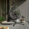 Підвісне крісло-кокон Di Volio Corta одномісне графітовий, фото 8