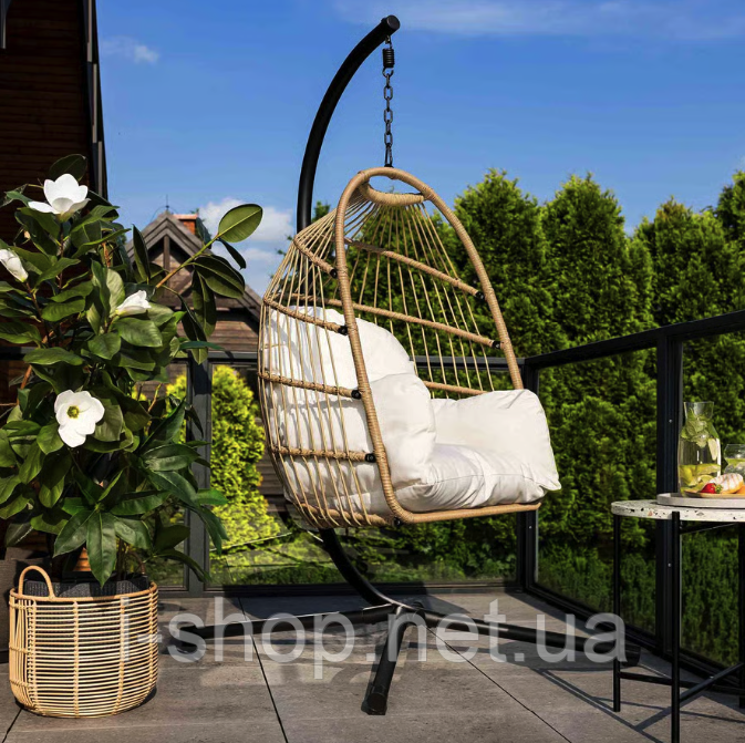 Підвісне крісло-кокон Di Volio Beluno бежевий