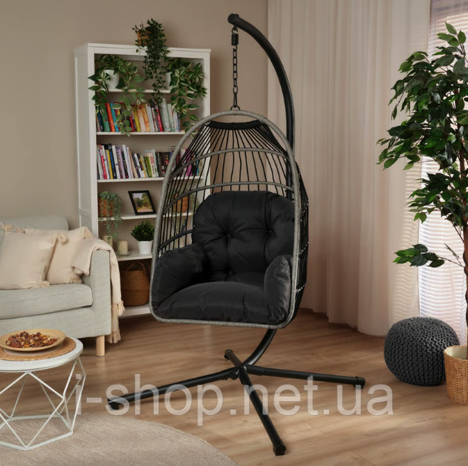 Підвісне крісло-кокон Di Volio Beluno графітовий