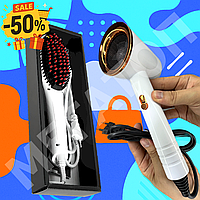 Тепловой фен для волосся 2000W професійний іонізуючий фен для укладки компактный дорожній фен женский фен с турмаліновим покриттям