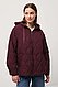Куртка жіноча оверсайз стьобана бордова Medicine - фото 1 - id-p2763519555